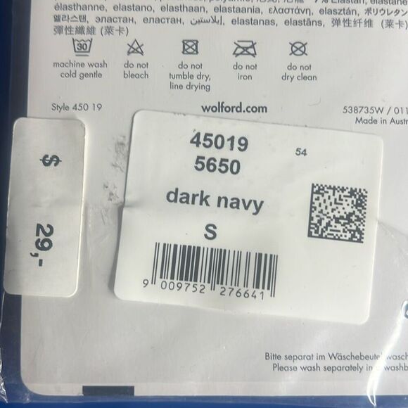 NWT Wolford Cotton Opaque Matte Socks 80 Denier - Picture 3 of 6